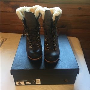 Sorel wedge boots